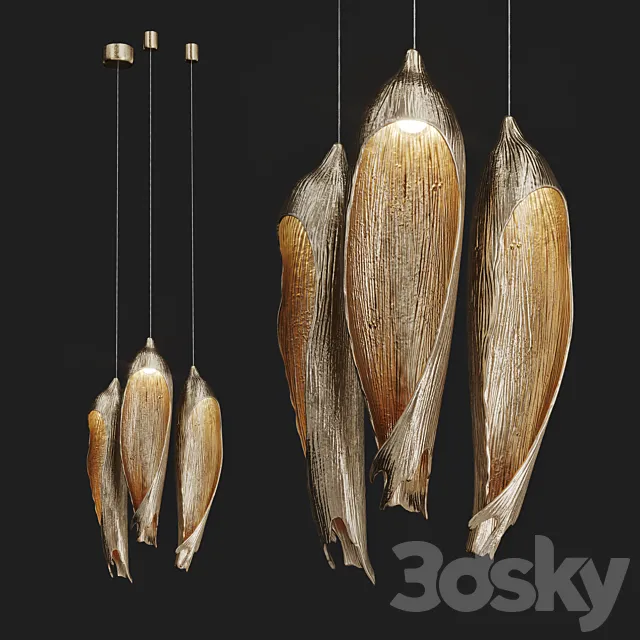 Pendant lamp MAIZE Vetvi Store 3D Model