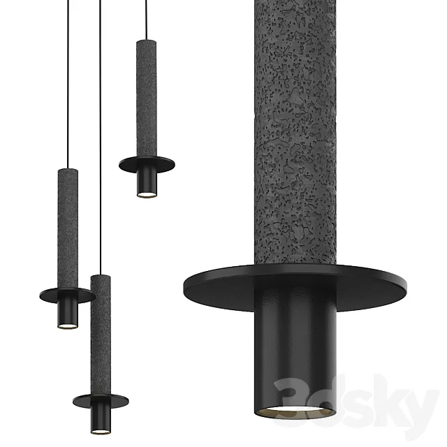 Pendant lamp METABLACK by Romatti 3D Model Pendant lamp METABLACK by Romatti 3D Model