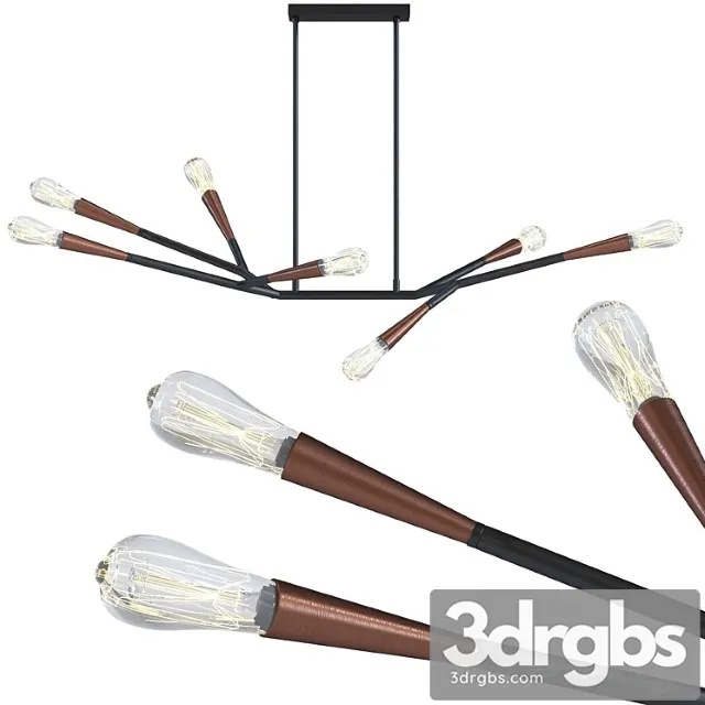 Pendant lamp monte carlo sette adjustable 3D Model Download