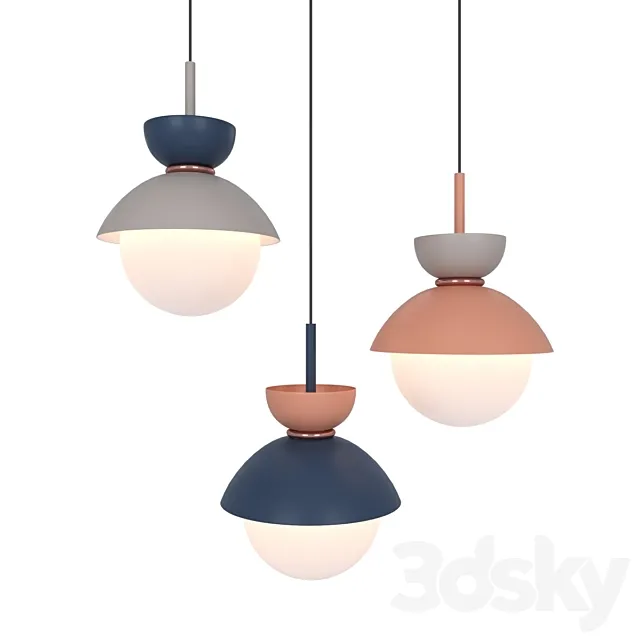 Pendant lamp Nordic G9 3D Model