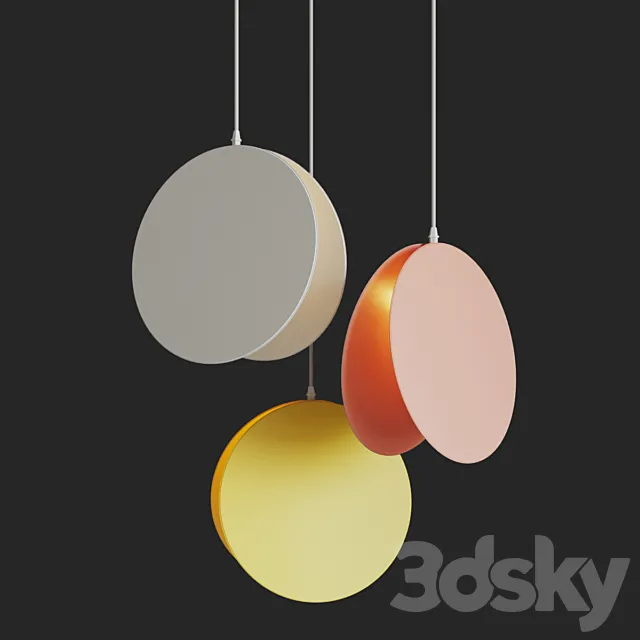 Pendant lamp North Pendant Light by e15 3D Model Pendant lamp North Pendant Light by e15 3D Model