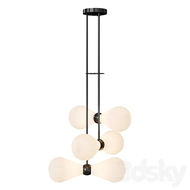 Pendant lamp Odeon Light 5418_6 Elica 3D Model Pendant lamp Odeon Light 5418_6 Elica 3D Model