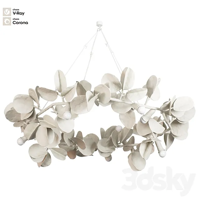 Pendant lamp Olga Engel Moonpapier Paris 3D Model Pendant lamp Olga Engel Moonpapier Paris 3D Model