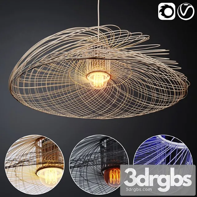 Pendant Lamp Pendant Light Forester 2 Corona Vray 3D Model Download