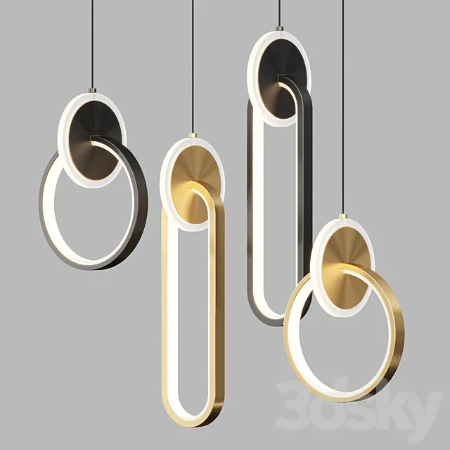 Pendant lamp RANDALL Lampatron 3D Model Pendant lamp RANDALL Lampatron 3D Model