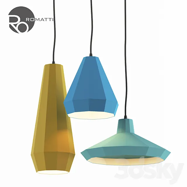 Pendant lamp Romatti Adhil 3DModel Pendant lamp Romatti Adhil 3DModel