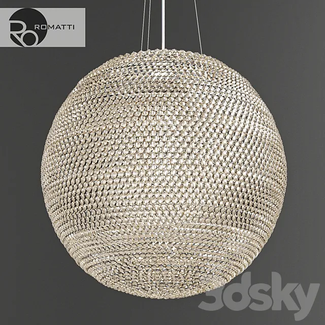 Pendant lamp Romatti Biondo 3D Model