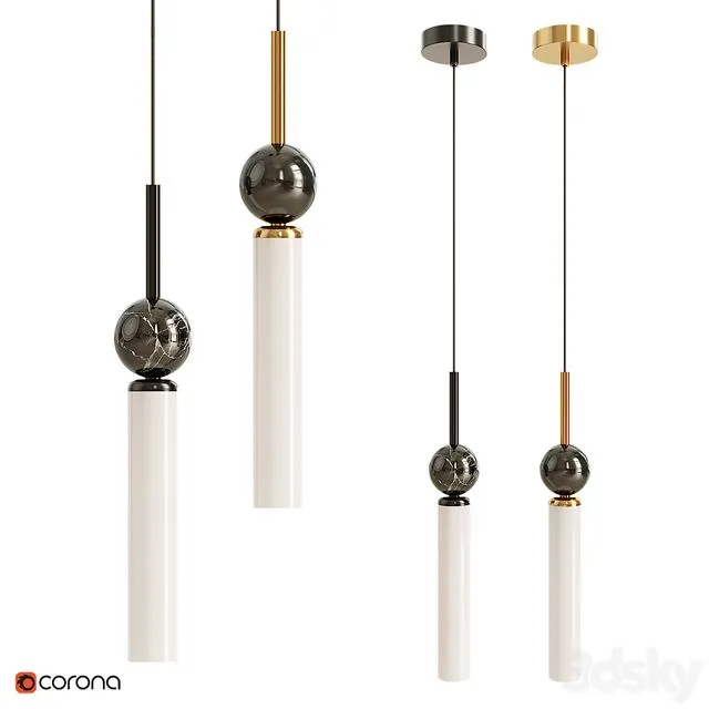 Pendant lamp SENSEI ONE 3D Model Pendant lamp SENSEI ONE 3D Model