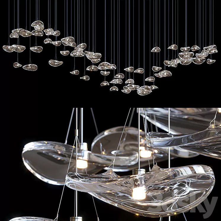 Pendant lamp Terzani – Manta 3D Model