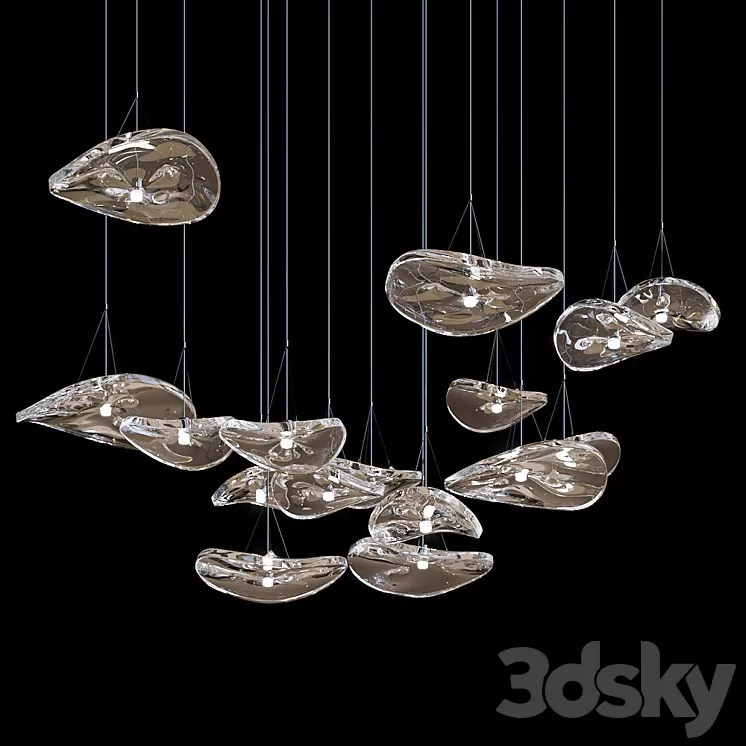 Pendant lamp Terzani – Manta 3D Model
