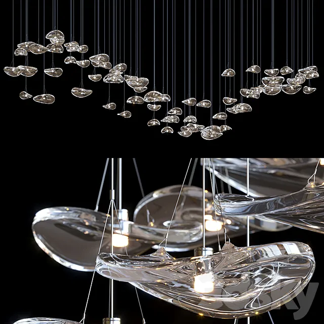 Pendant lamp Terzani – Manta 3DModel