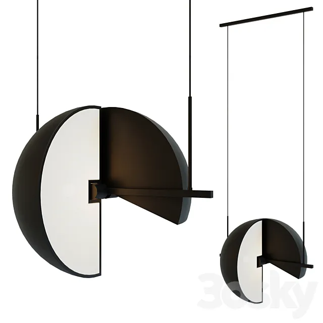 Pendant lamp Trapeze by oblure 3DModel Pendant lamp Trapeze by oblure 3DModel