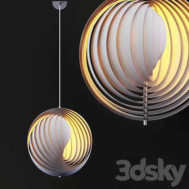 Pendant lamp Ursula by cosmorelax 3D Model Pendant lamp Ursula by cosmorelax 3D Model