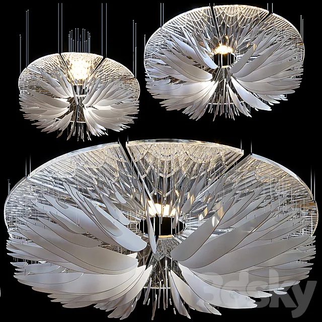 Pendant lamp Vargov Design – Oudemansiella 3DModel