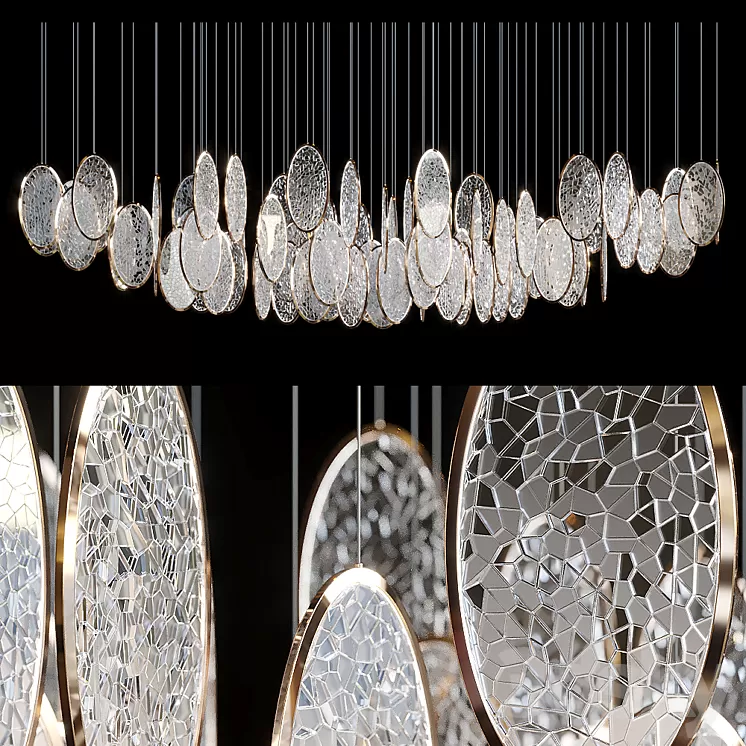 Pendant lamp Vargov Design – Stained Glass 3D Model Free Download