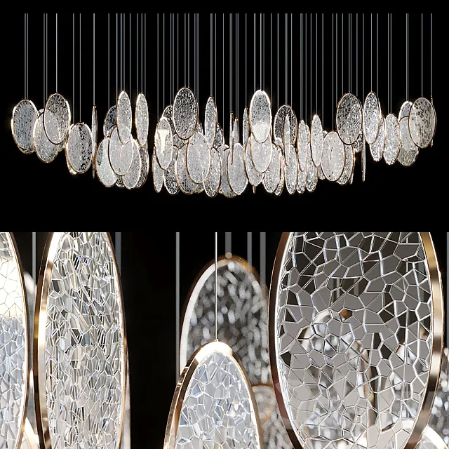 Pendant lamp Vargov Design – Stained Glass 3DModel