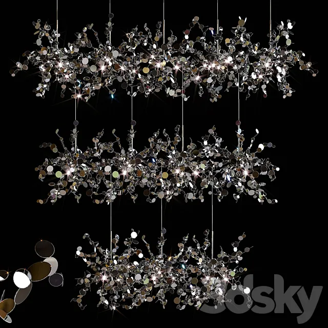 Pendant lamps Loft It Spark 2 3D Model Pendant lamps Loft It Spark 2 3D Model