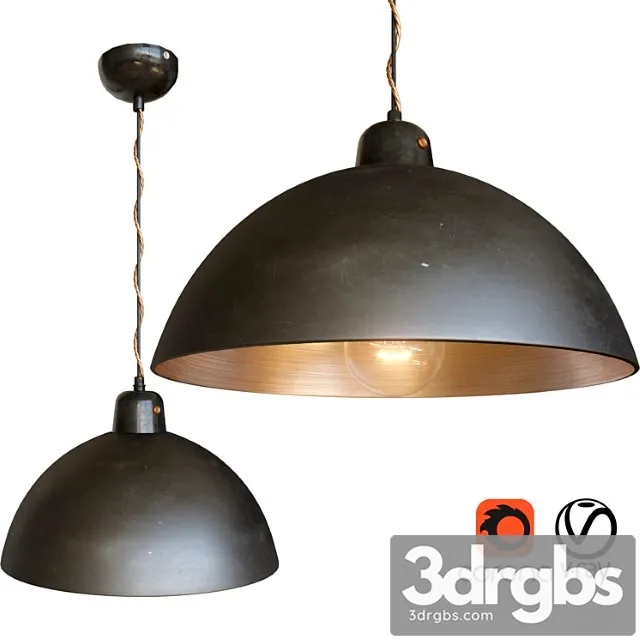 Pendant light 14-black lamp 3D Model Download