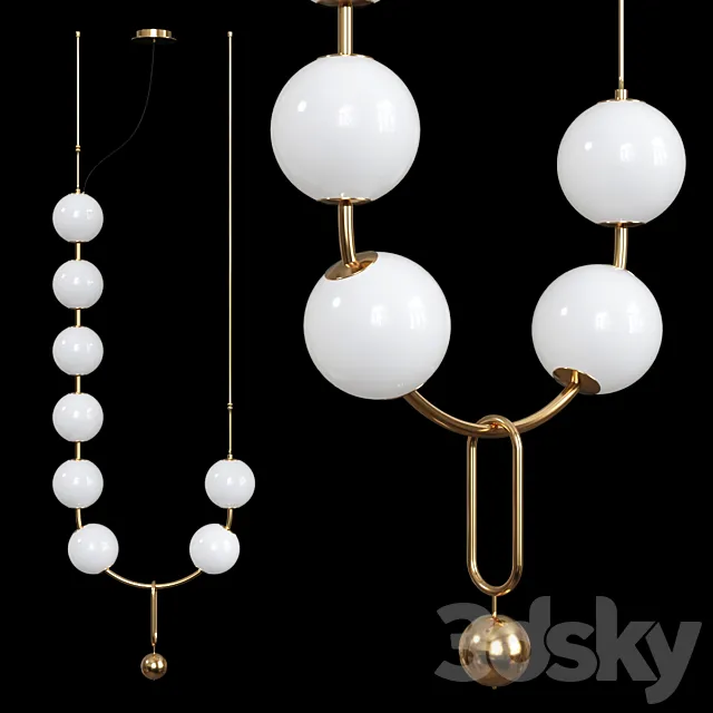 Pendant light 50 3DModel