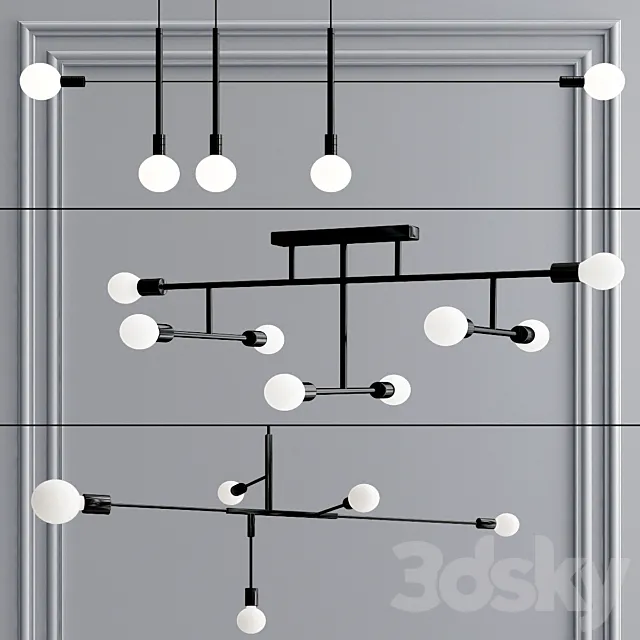 PENDANT LIGHT COLLECTION 7 3D Model PENDANT LIGHT COLLECTION 7 3D Model