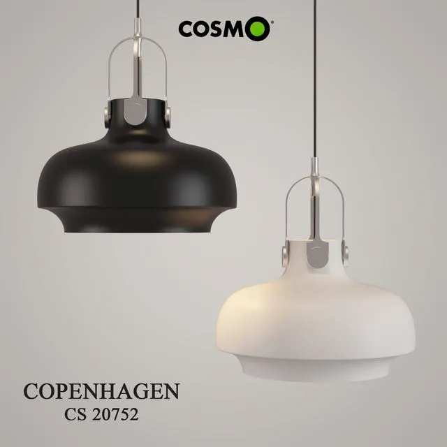 Pendant light Cosmo Copenhagen 20752 3D Model Pendant light Cosmo Copenhagen 20752 3D Model