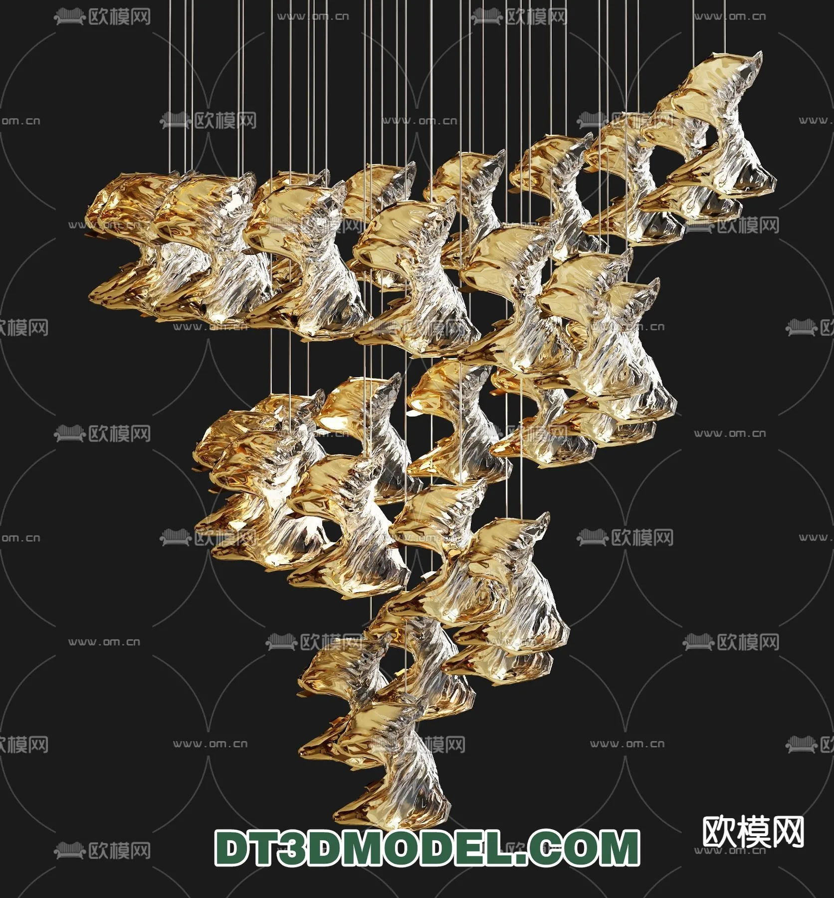 Pendant Light – Interior Decor 3D Model – 018 Pendant Light – Interior Decor 3D Model – 018