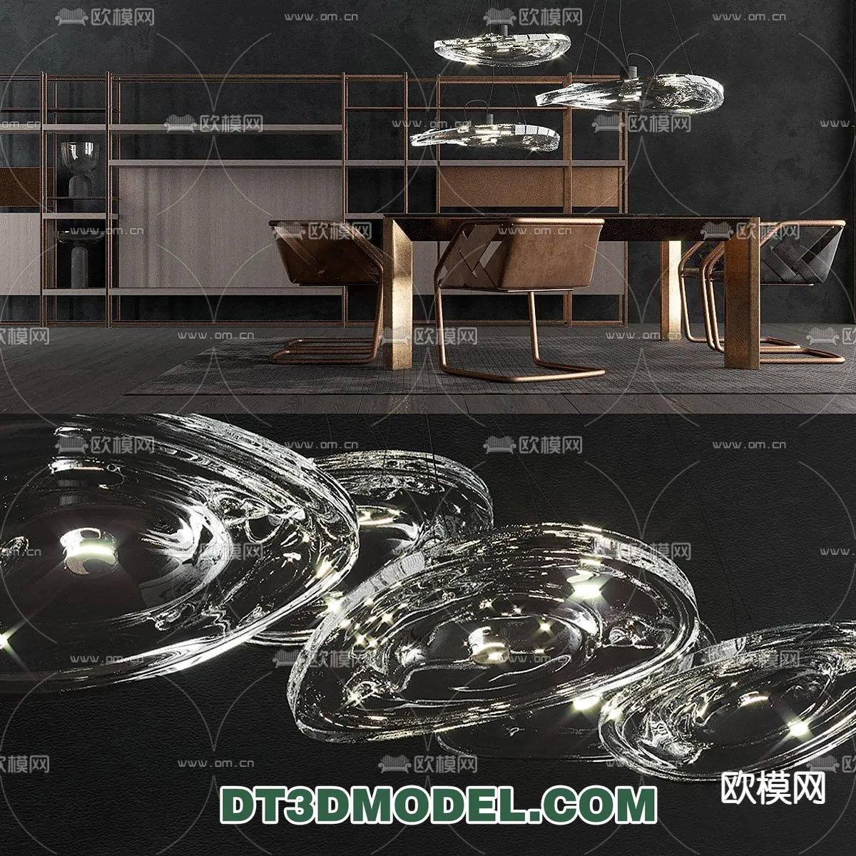 Pendant Light – Interior Decor 3D Model – 057 Pendant Light – Interior Decor 3D Model – 057