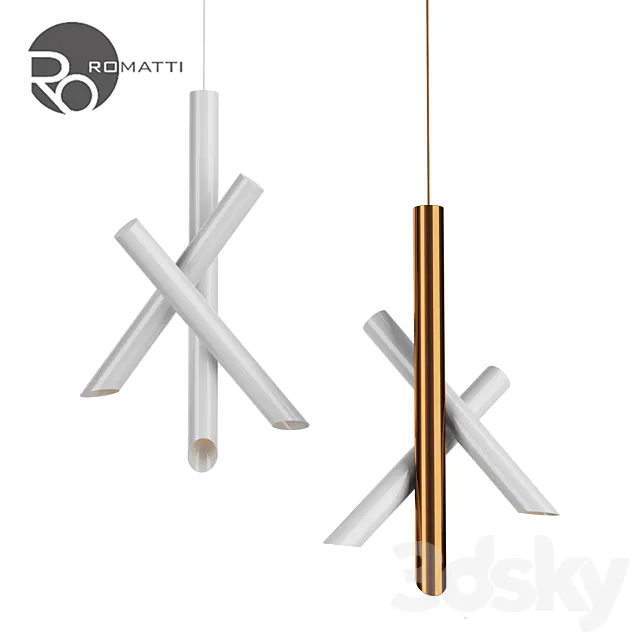 Pendant light Romatti Castor 3DModel Pendant light Romatti Castor 3DModel
