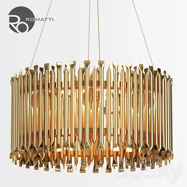 Pendant light Romatti Corona 3D Model Pendant light Romatti Corona 3D Model