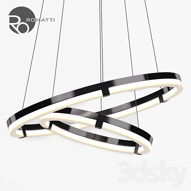 Pendant light Romatti Lyra 3DModel Pendant light Romatti Lyra 3DModel