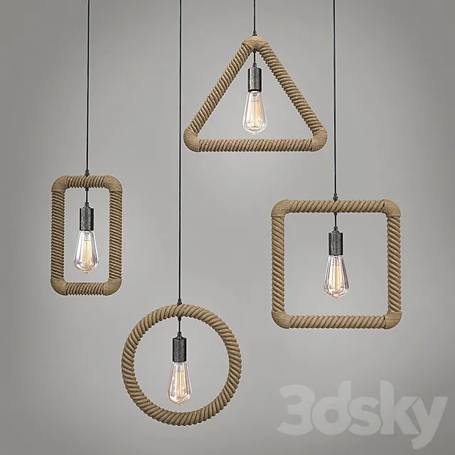 pendant lights 3D Model pendant lights 3D Model