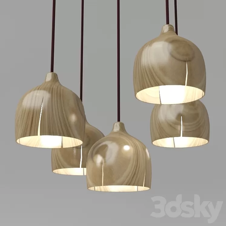 Pendant Lights Kwon Jae 3D Model Pendant Lights Kwon Jae 3D Model