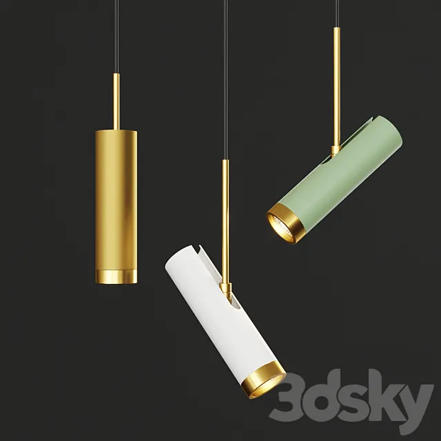 Pendant lights Lampatron TALSI ONE _1 3D Model Pendant lights Lampatron TALSI ONE _1 3D Model