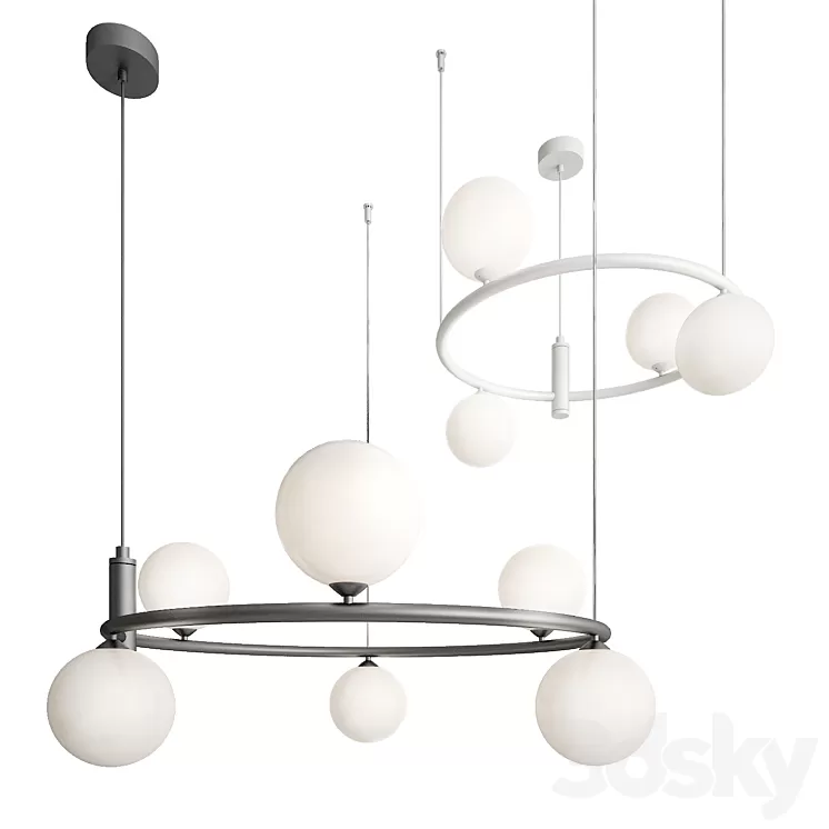 Pendant lights Maytoni Ring 3D Model Pendant lights Maytoni Ring 3D Model