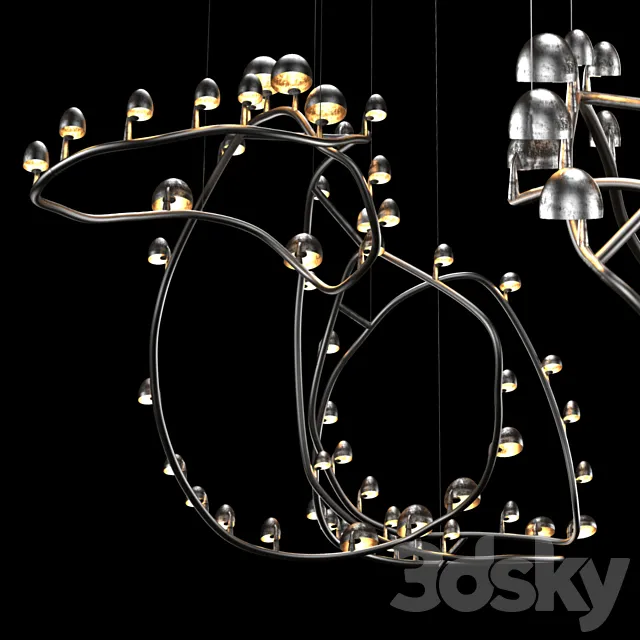 Pendant ligth frederik molenschot 3D Model