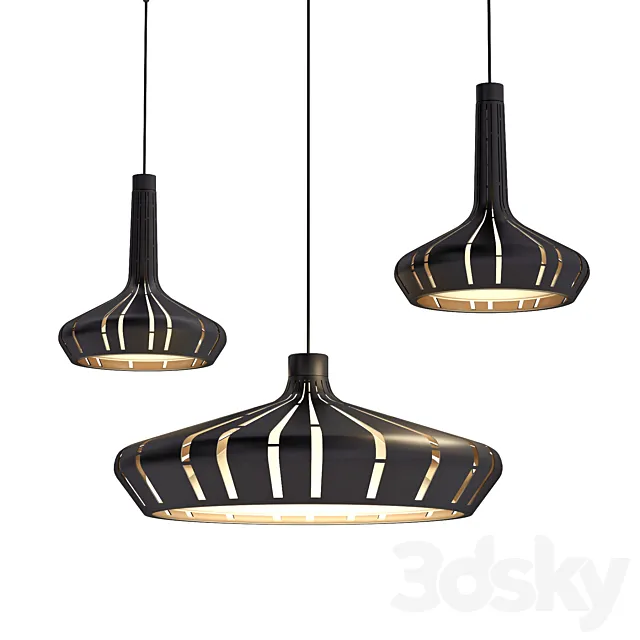 pendant luminaries by Bugatti home 3DModel