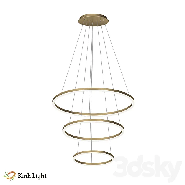 Pendant Thor matt gold 0822333 OM 3D Model Pendant Thor matt gold 0822333 OM 3D Model