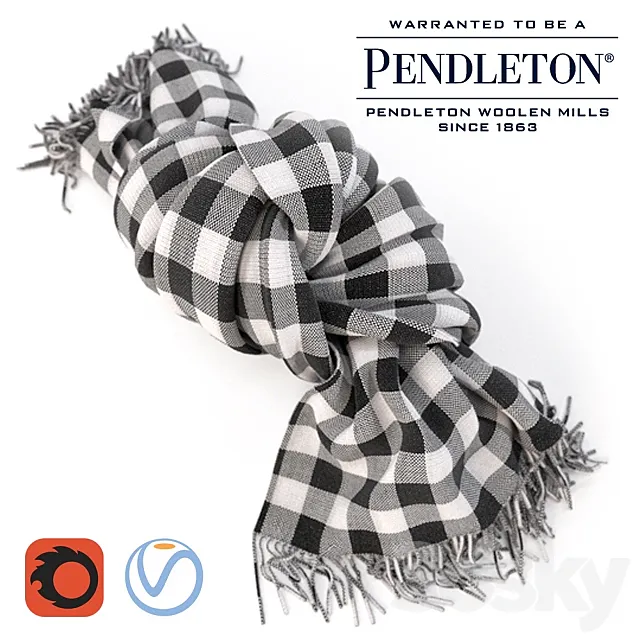 PENDLETON blanket _ for Corona Renderer and Vray 3D Model PENDLETON blanket _ for Corona Renderer and Vray 3D Model