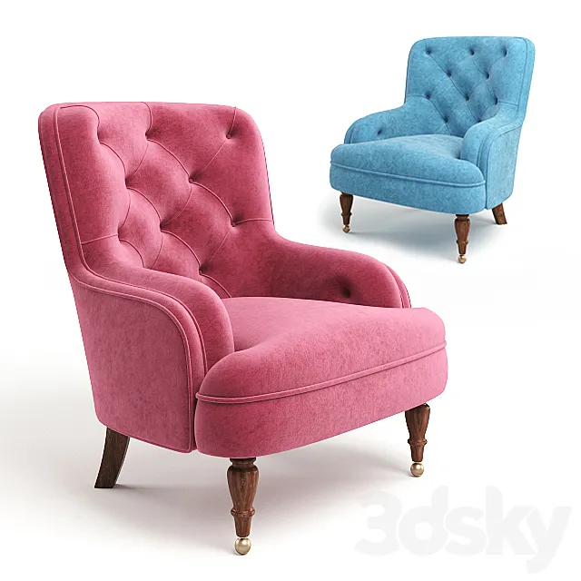 Penelope armchair 3D Model