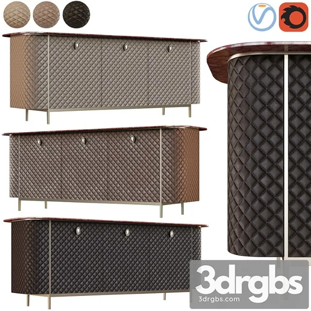 Penelope Dining Cupboard 3D Model Download