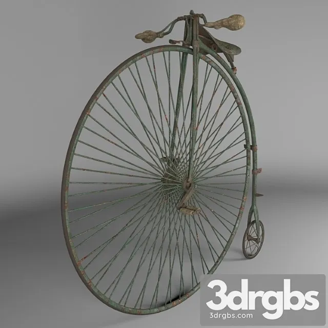 Penny farthing bicycle- 3D Model Download