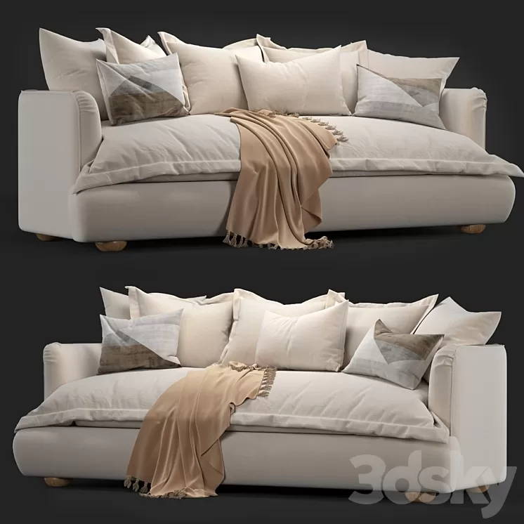 penny sofa 3D Model penny sofa 3D Model