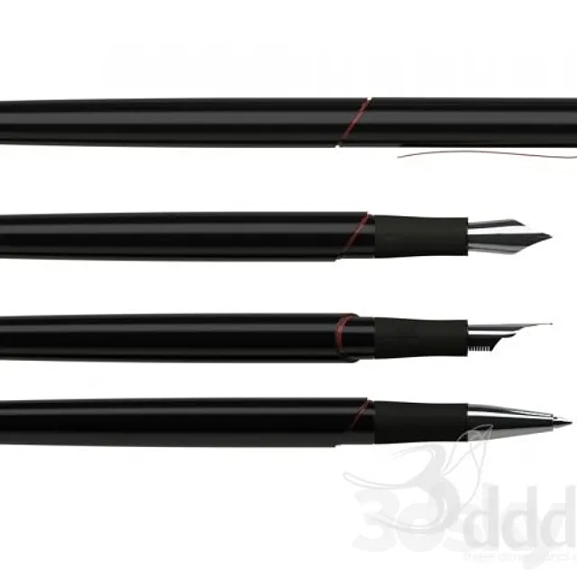 Pens 3D Model Pens 3D Model