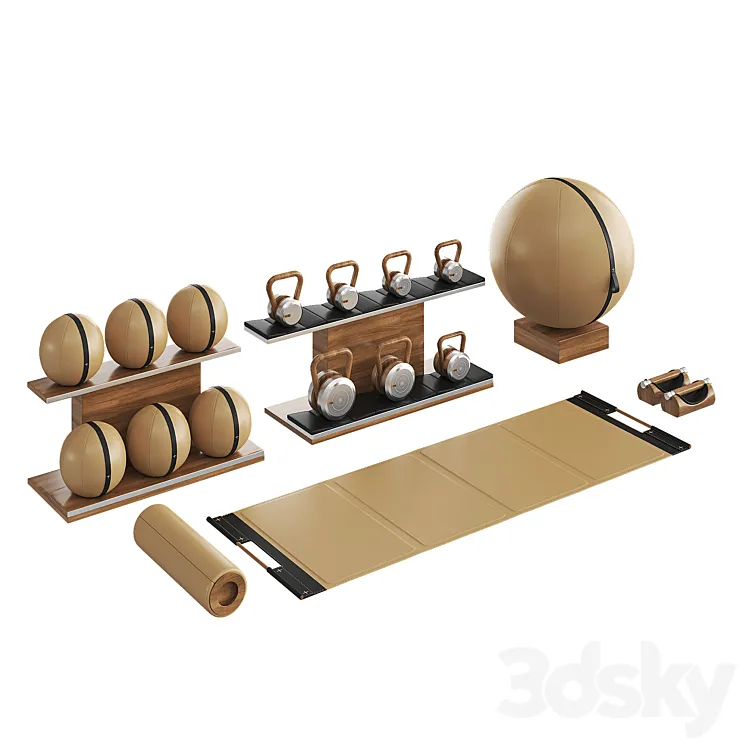 PENT luxury fitness equipment part 4 3D Model Free Download