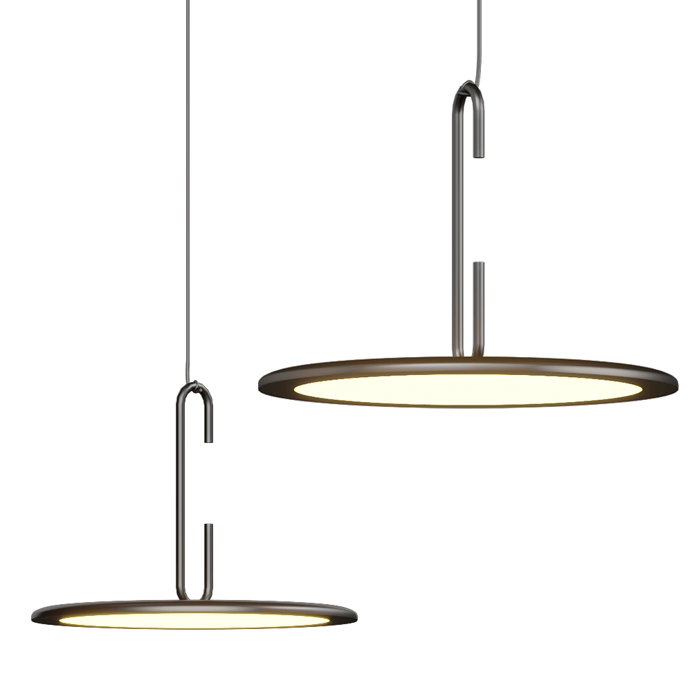 PENTA – Pendant lamp Clip suspension 3D Model