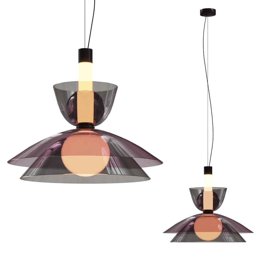 PENTA – Pendant lamp Gems Short 1 D60 A 3D Model