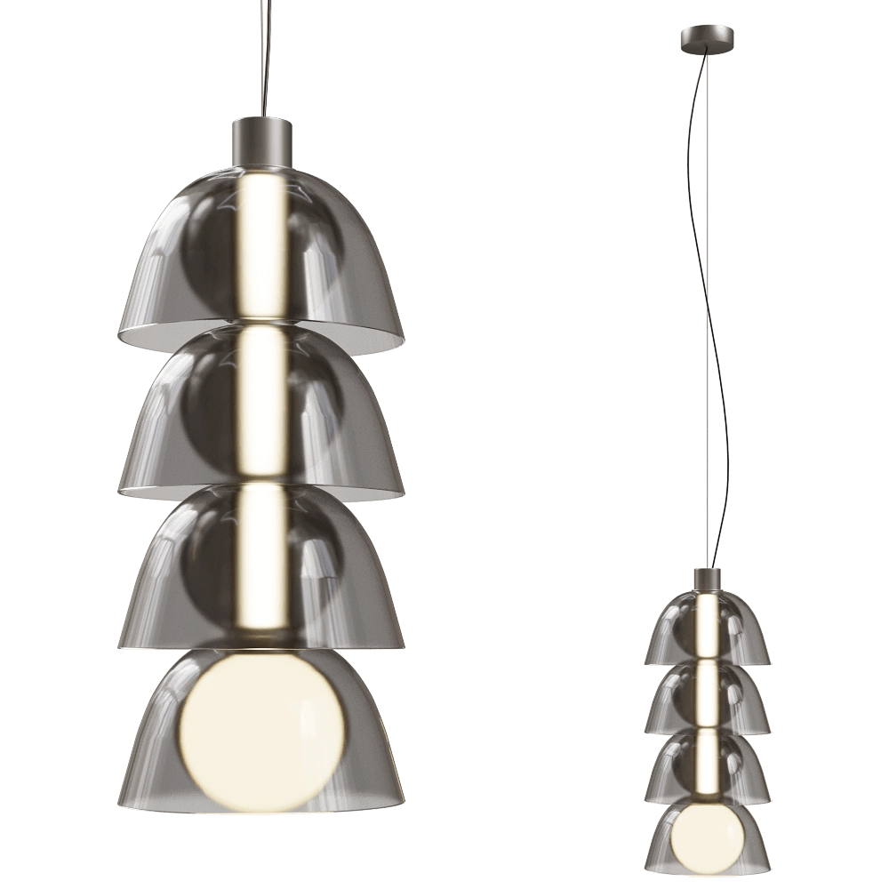 PENTA – Pendant lamp Gems Tall 3 D30 A 3D Model