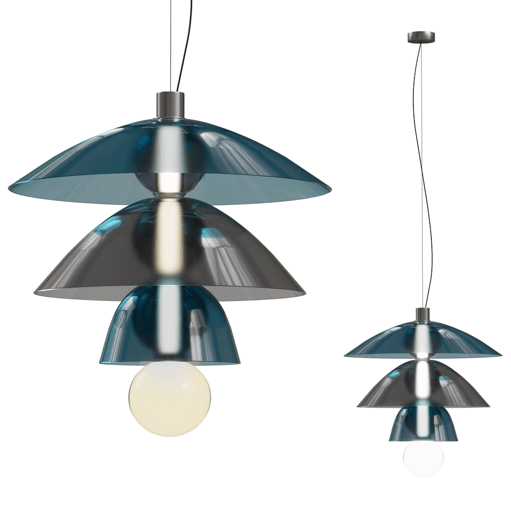 PENTA – Pendant lamp Gems Tall 3 D60 A 3D Model