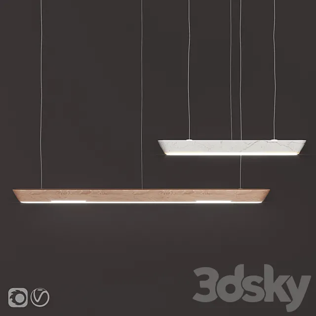 Pentalight Woody Pendant Lamp 3D Model