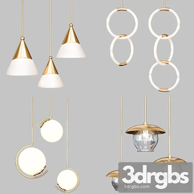 Pentand lamp 4 view 3D Model Download